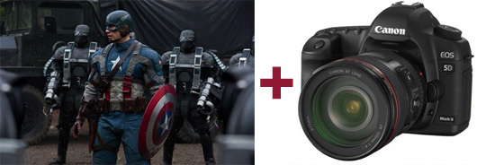 На Canon EOS 5D Mark II сняли фильм Капитан Америка