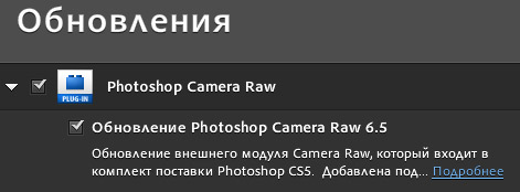 Adobe Camera Raw 6.5