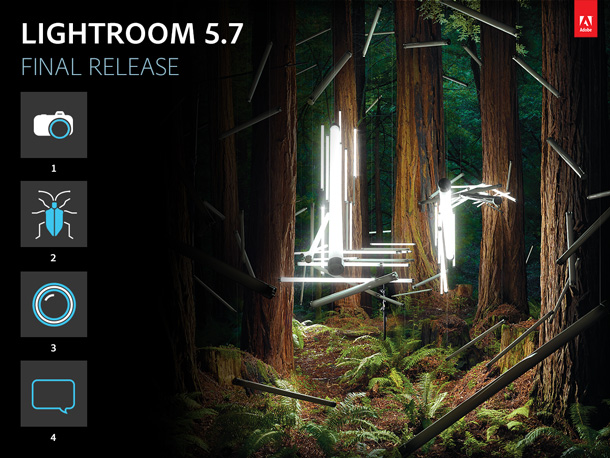 Adobe Photoshop Lightroom 5.7 Обновление