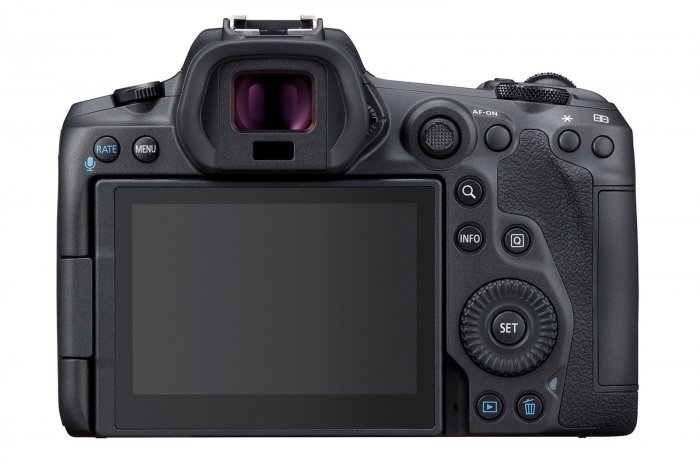Canon EOS R5: задняя сторона