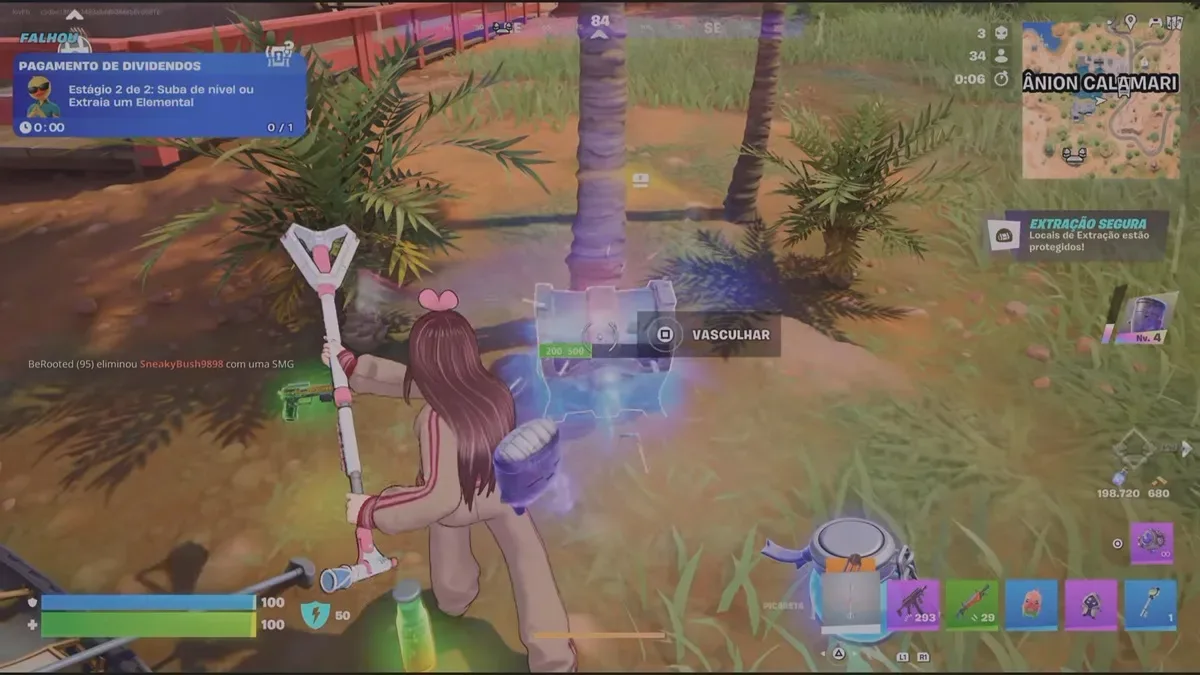 Rare Chest Being Broken By Player After It Respawns