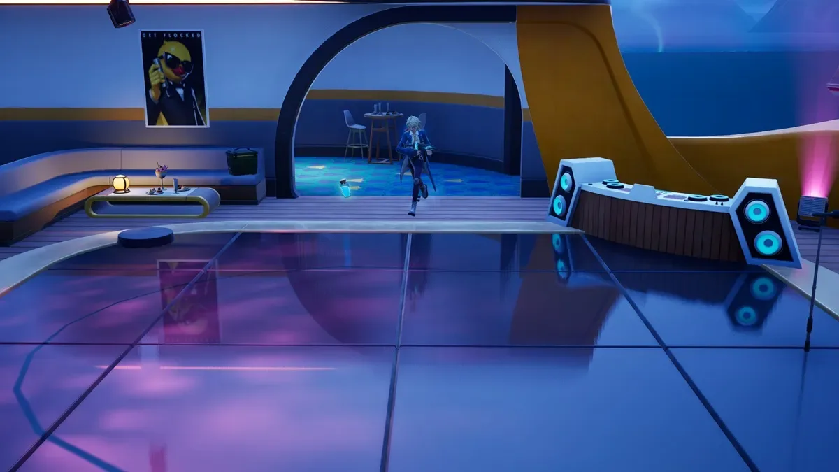 Dancefloor on Duck Yacht In Fortnite