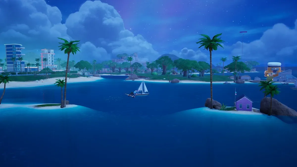 Duck Yacht Location From The Sky