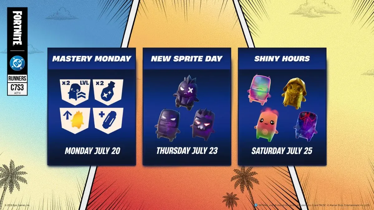 Fortnite Sprite Roadmap for Cube Sprites