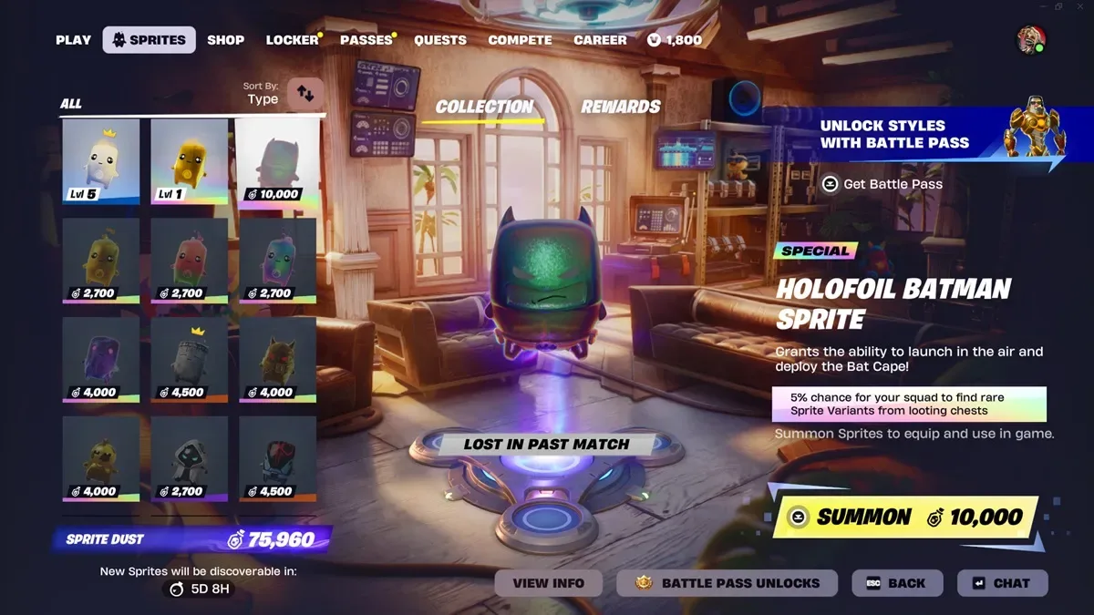 You Cannot Get These Sprites In Fortnite Bot Lobbies