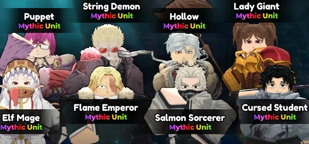 Anime Expeditions mythic units banner