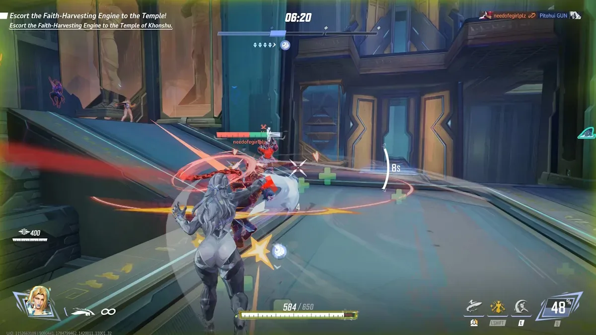 Chokepoint Inside Apocalypse's Pyramid in Marvel Rivals