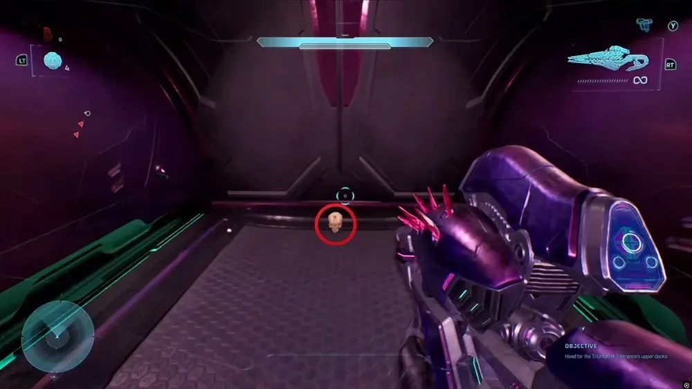 Leadhead Skull in Halo Campaign Evolved