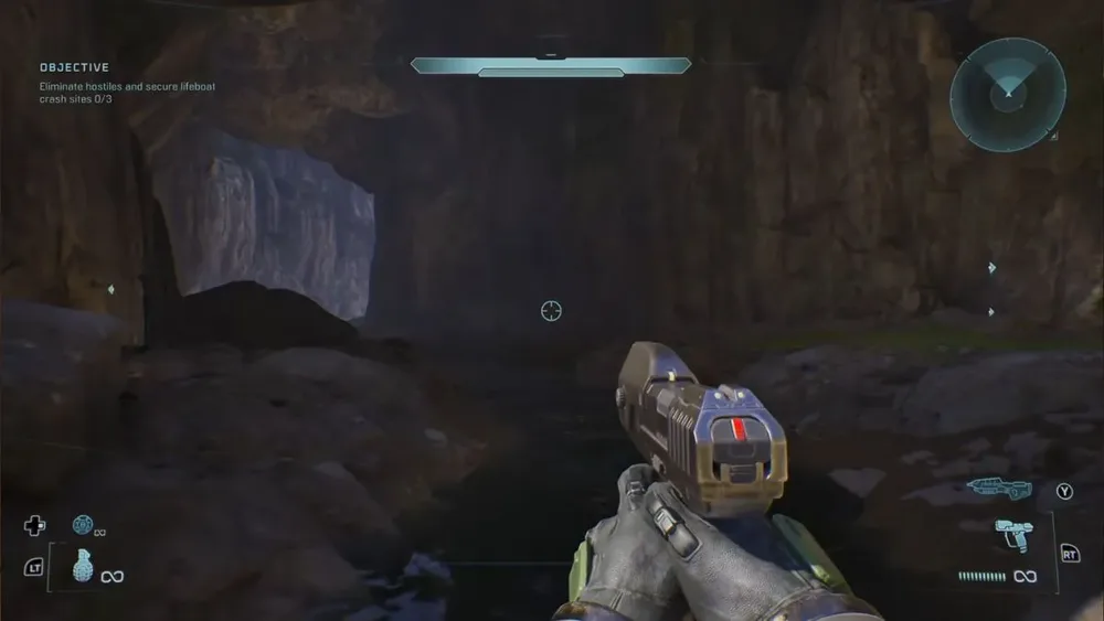 A cave in Halo Campaign Evolved