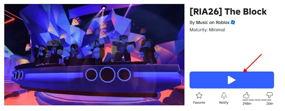 Launch RIA26 on Roblox