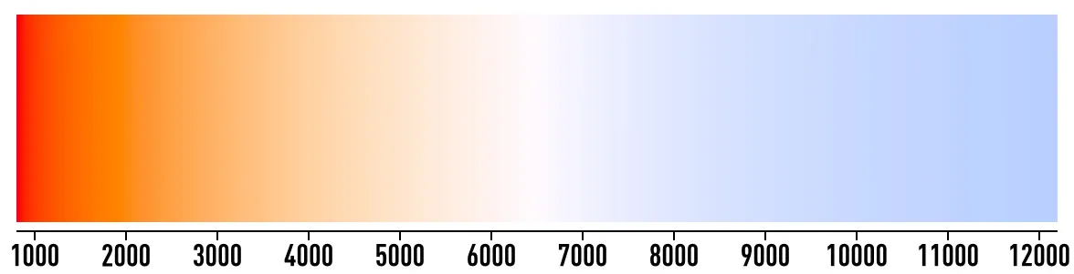 The white balance scale