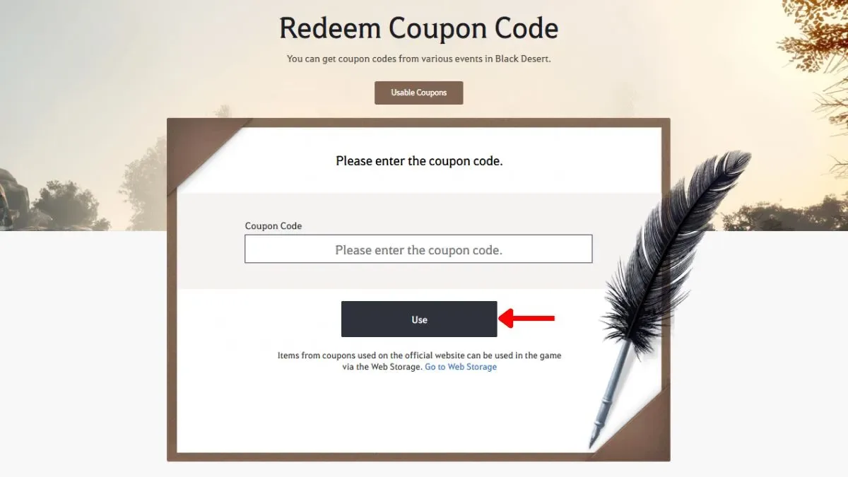 Redeem Black Desert Online Codes via site
