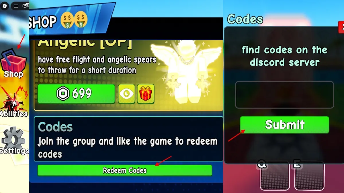 redeem Choose an Ability codes