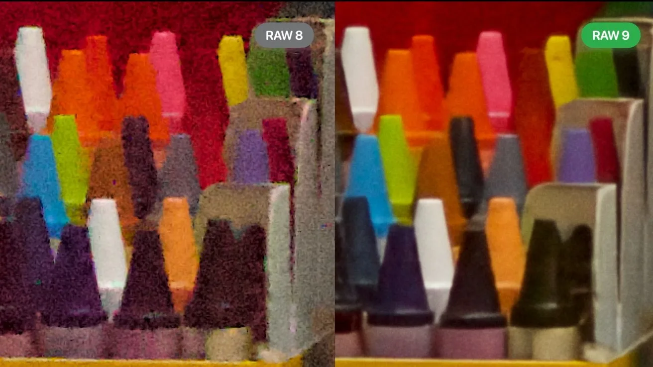 The new version of RAW has much better definition and its easier to make out the colors