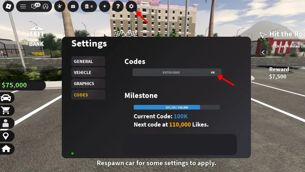Redeem Corsa Legends codes