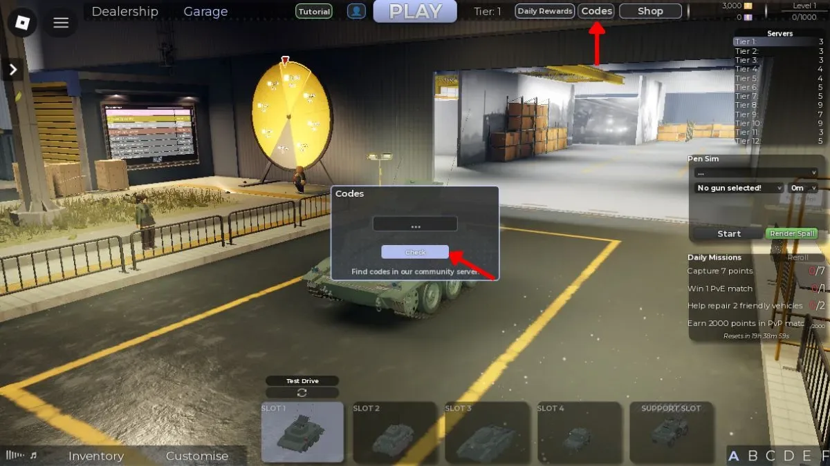 Redeem Cursed Tank Simulator Codes