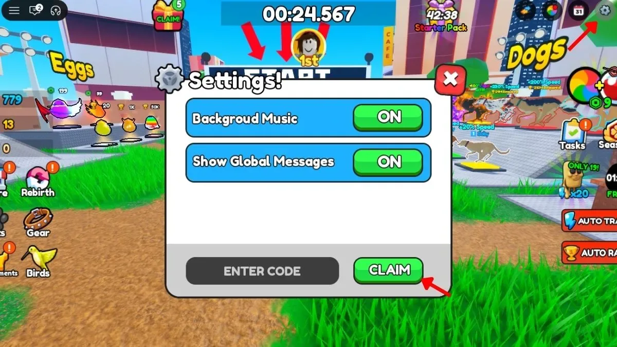 Redeem Dog Race Codes