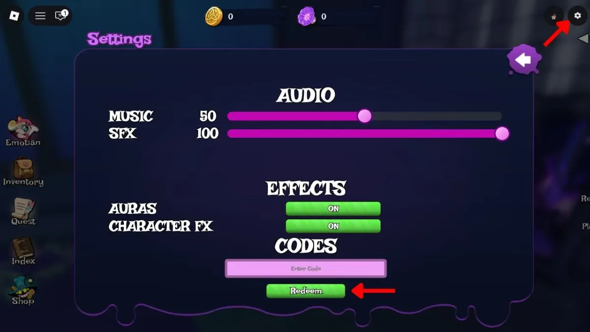 Redeem Emotia Escape Codes