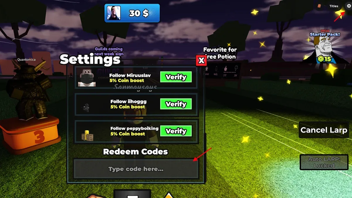 redeem Excuse Me Sir Codes
