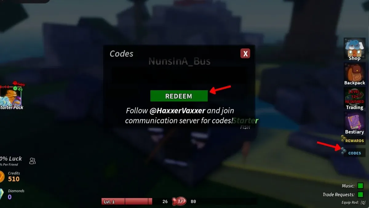 redeem Fishing Tower Defense codes