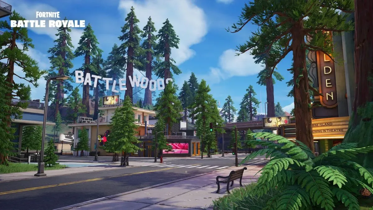Fortnite Chapter 7 Season 3 Map Changes Battlewoods