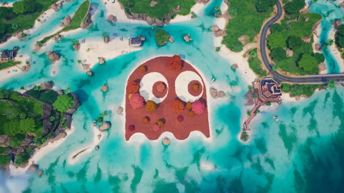 Fortnite Pac-Man POI Map Change in Chapter 7 Season 4