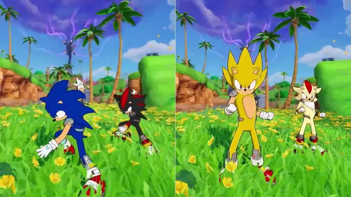 Fortnite Sonic and Shadow Skin Super Styles