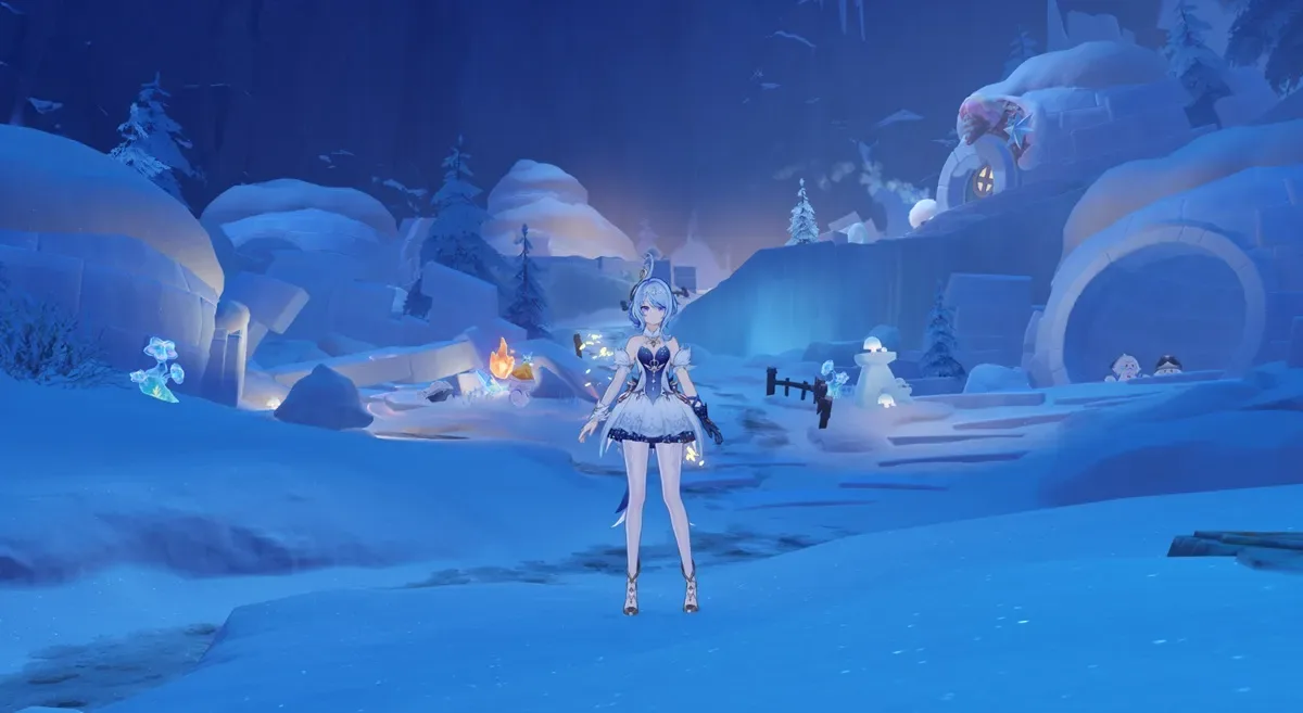 Jack Frost Village Genshin Impact Snezhnaya