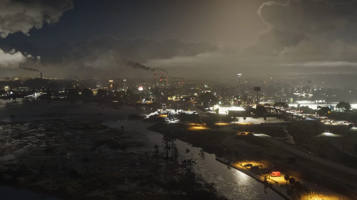 The nightlife of Ambrosia in GTA 6.