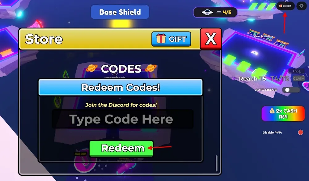 Merge a Black Hole codes Redeem