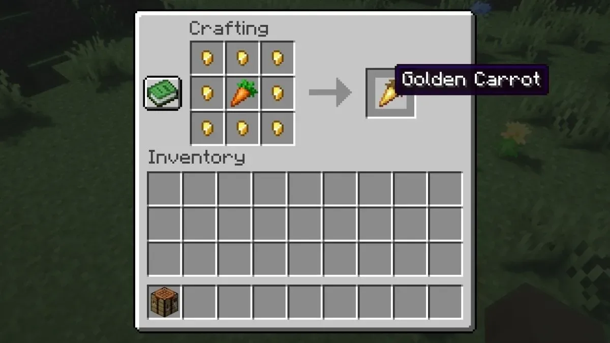 get golden carrot in Minecraft