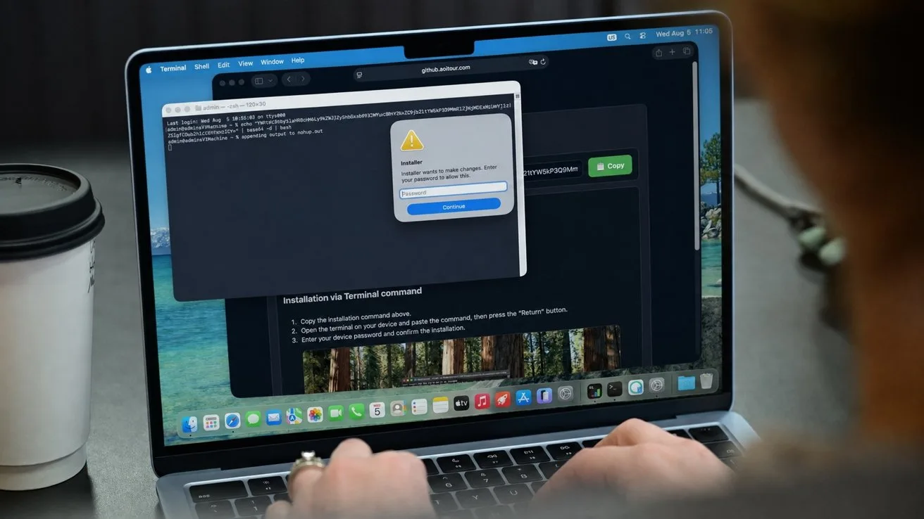Вредонос AmnesiaStealer атакует Mac через поддельный GitHub