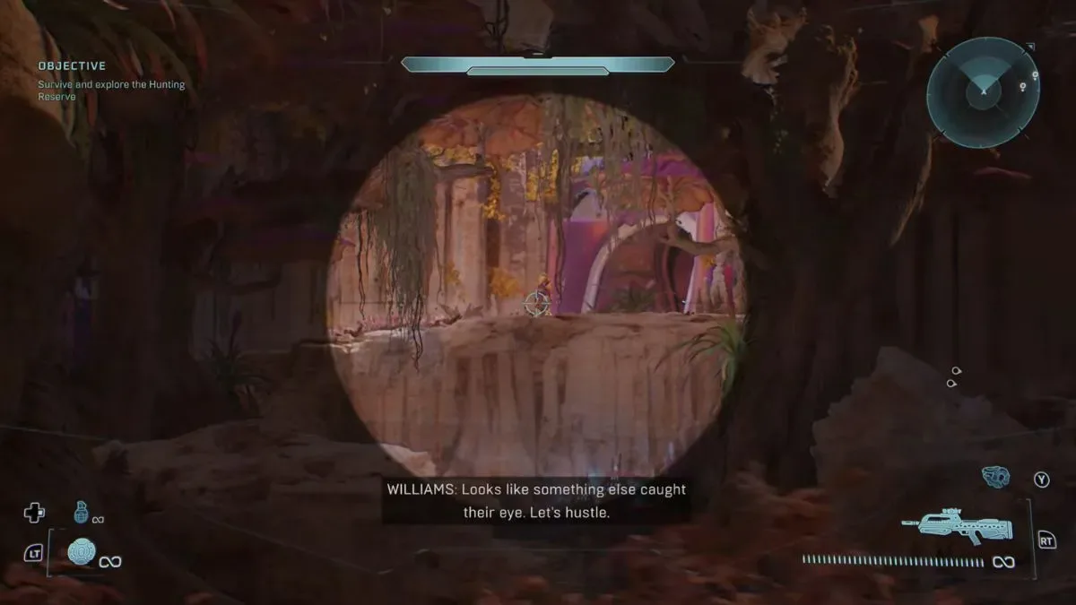 Shooting at HVT in Halo Campaign Evolved