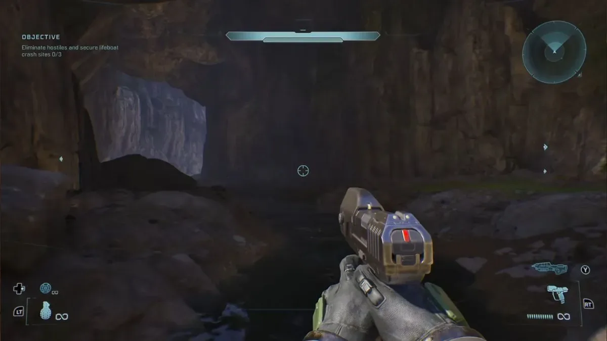 A cave in Halo Campaign Evolved