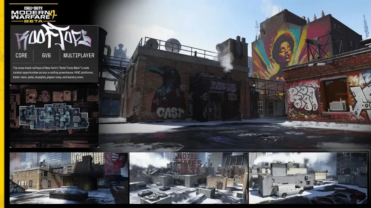 Call of Duty Modern Warfare 4 Rooftops map