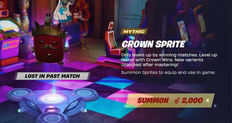 Crown Sprite requires 2,000 Sprite Dust to Summon