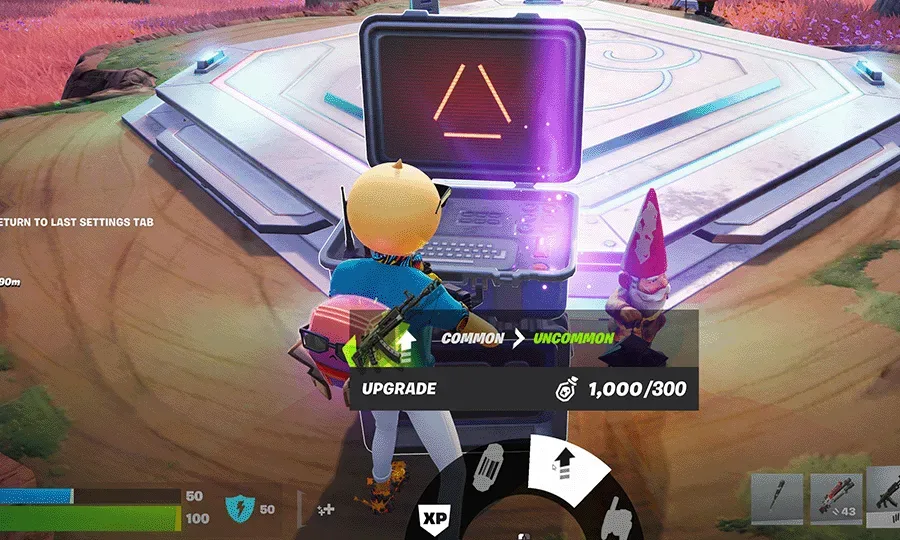 Extraction Gizmo Console in Fortnite Season 4