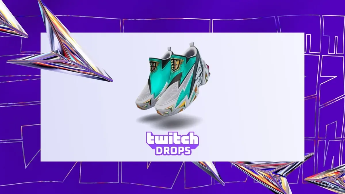 Twitch Drop Champion's Chargers Kicks in Fortnite