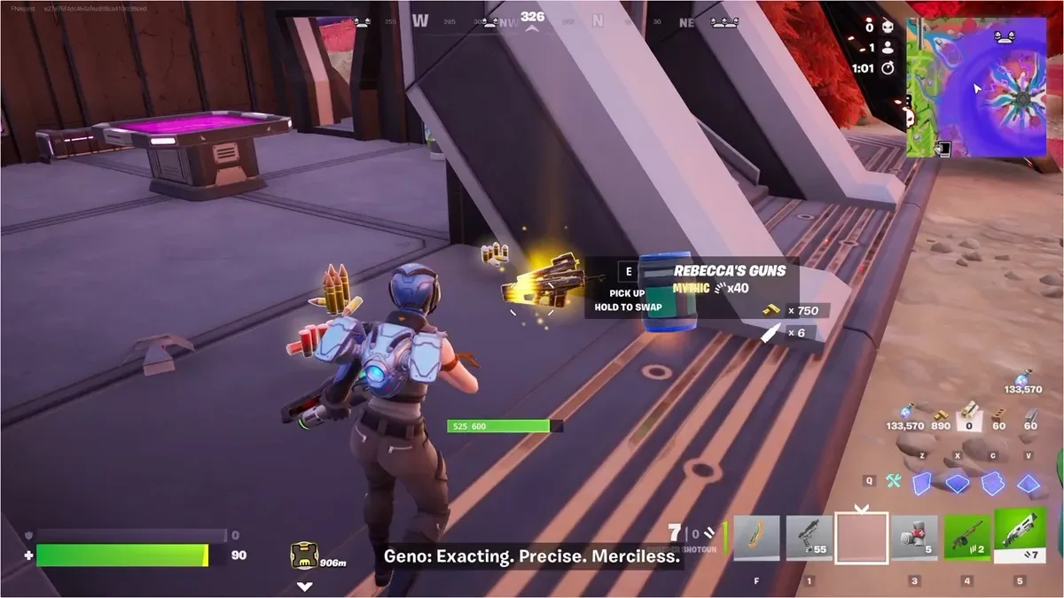 Mythic Rebecca's Guns in Fortnite