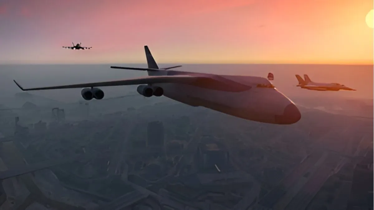 Minor-turbulence mission in GTA V