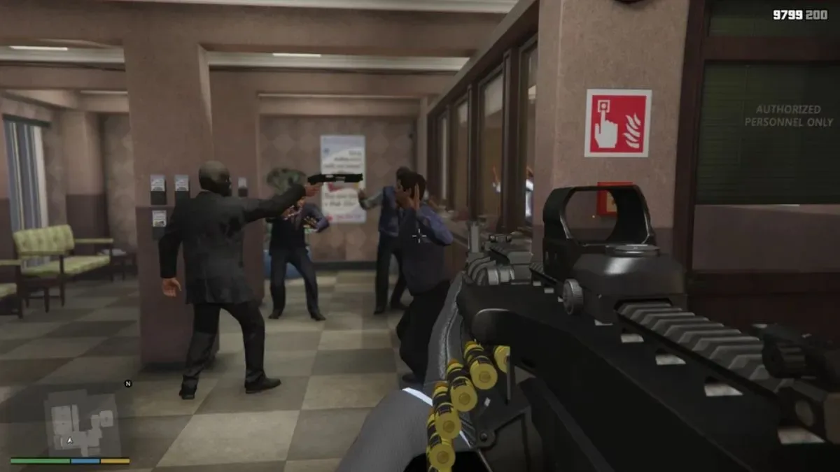 The Paleto Score mission in GTA V