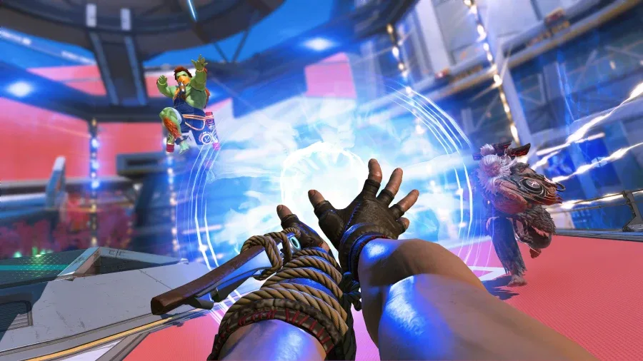 The image reveals the use of Hadoken Mythic Universal Melee as a universal cosmetic item in Apex Legends - it’s based on the iconic fireball from the Street Fighter series.