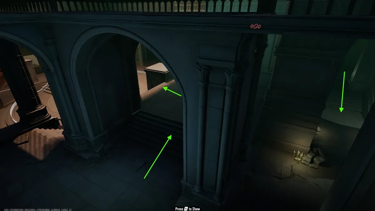 Halls of All-Knowing flank route 2 in Marvel Rivals