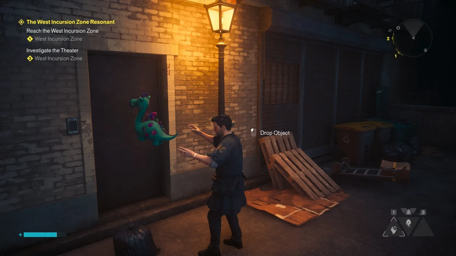 The Mysterious Dog toy location in Central in Control Resonant