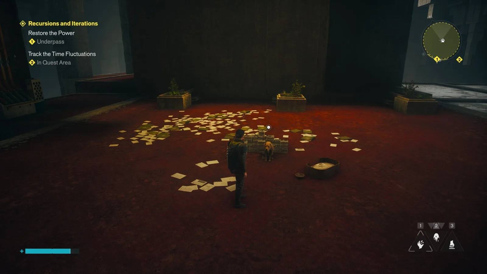 The Mysterious Dog location in the Underpass in Control Resonant