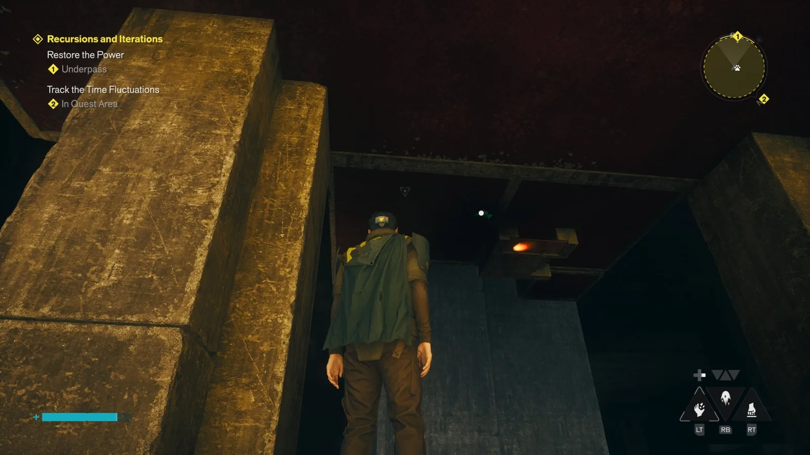 The Mysterious Dog toy location in the Underpass in Control Resonant
