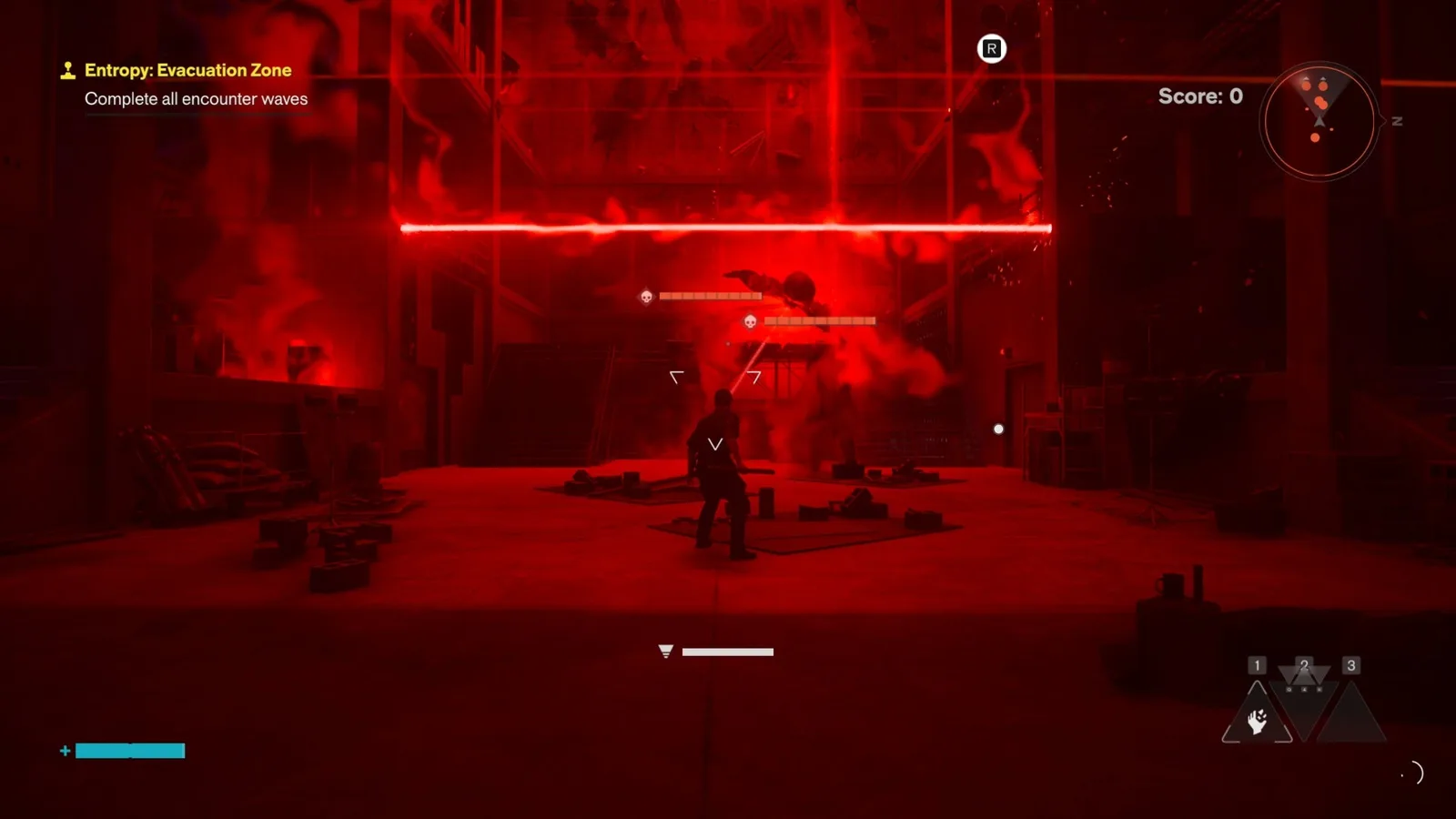 A SHUM arena fight in Control Resonant
