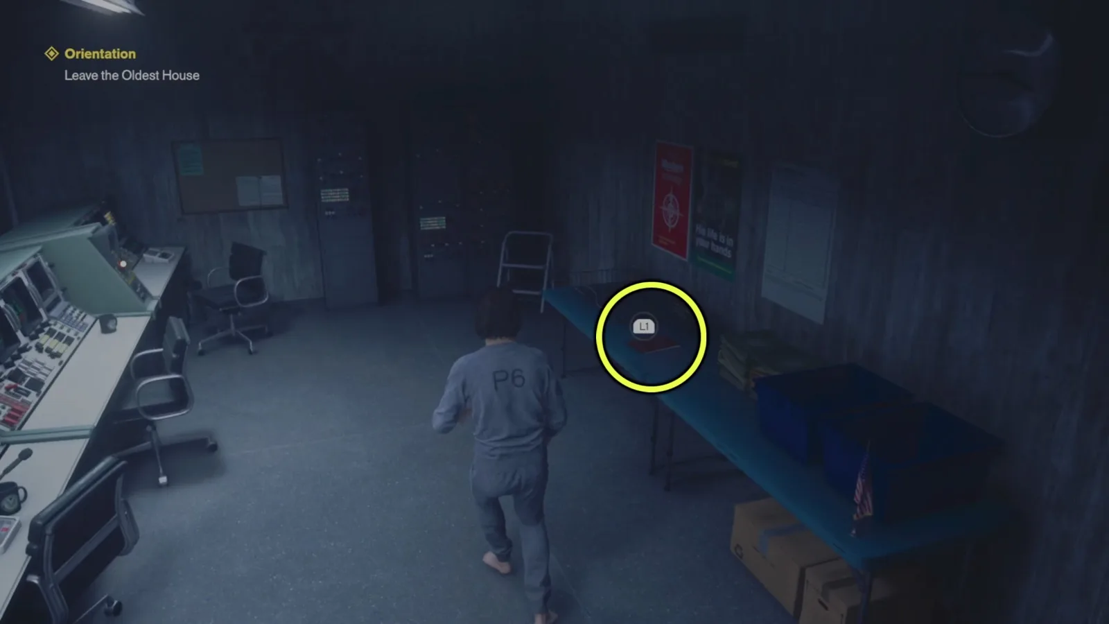 A screenshot from Control Resonant, showing the location of the memo on Dylan Faden.