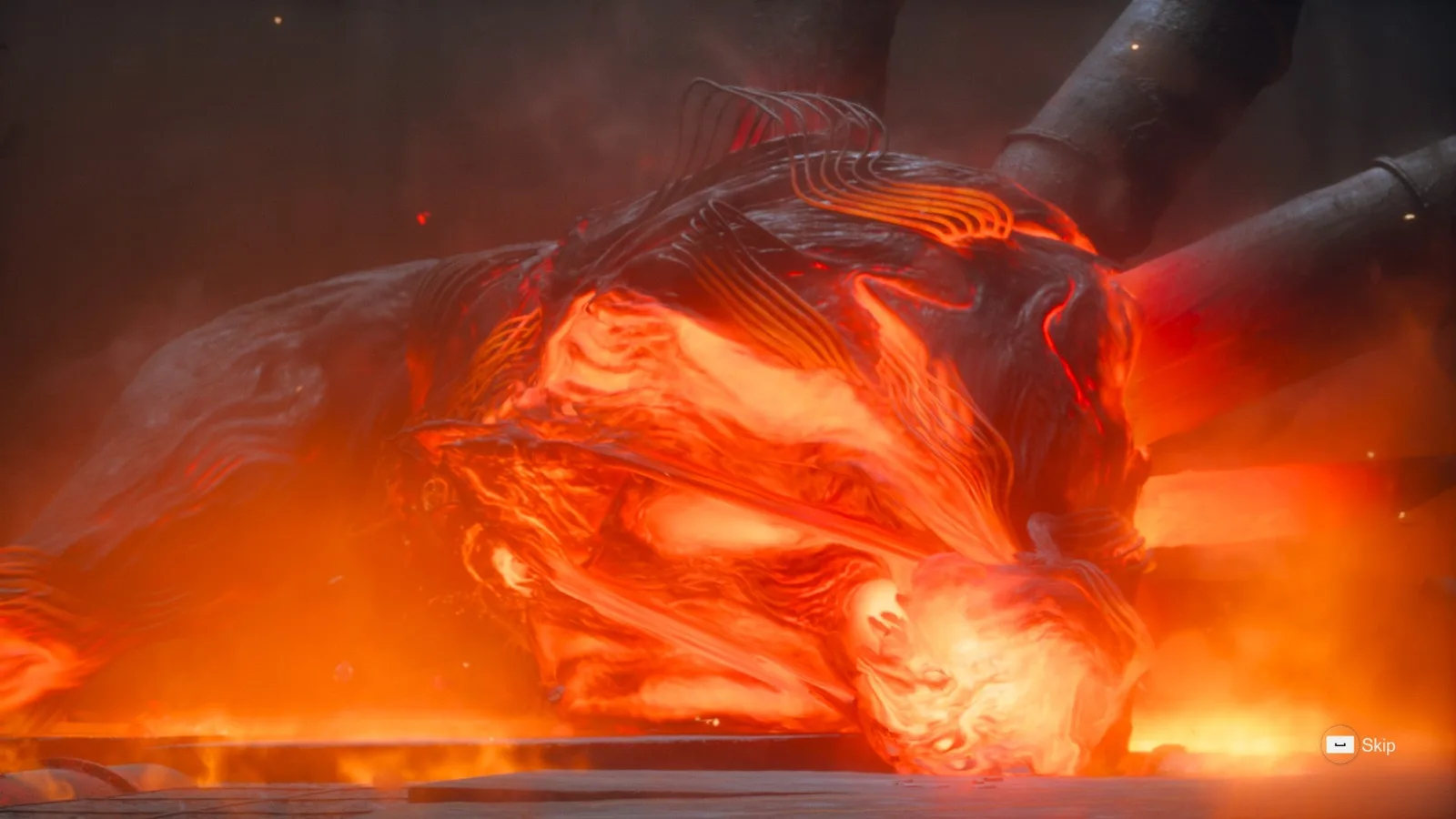 A screenshot from Control Resonant's Central Resonant mission, showing the Deserter boss.