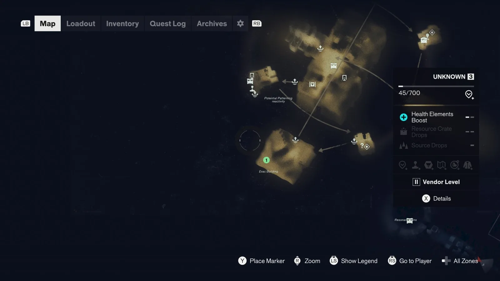 The Taxi location in the Unknown in Control Resonant